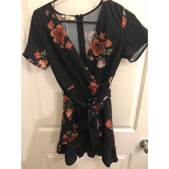 Reformation Style Wrap Dress - Picture 2 of 3